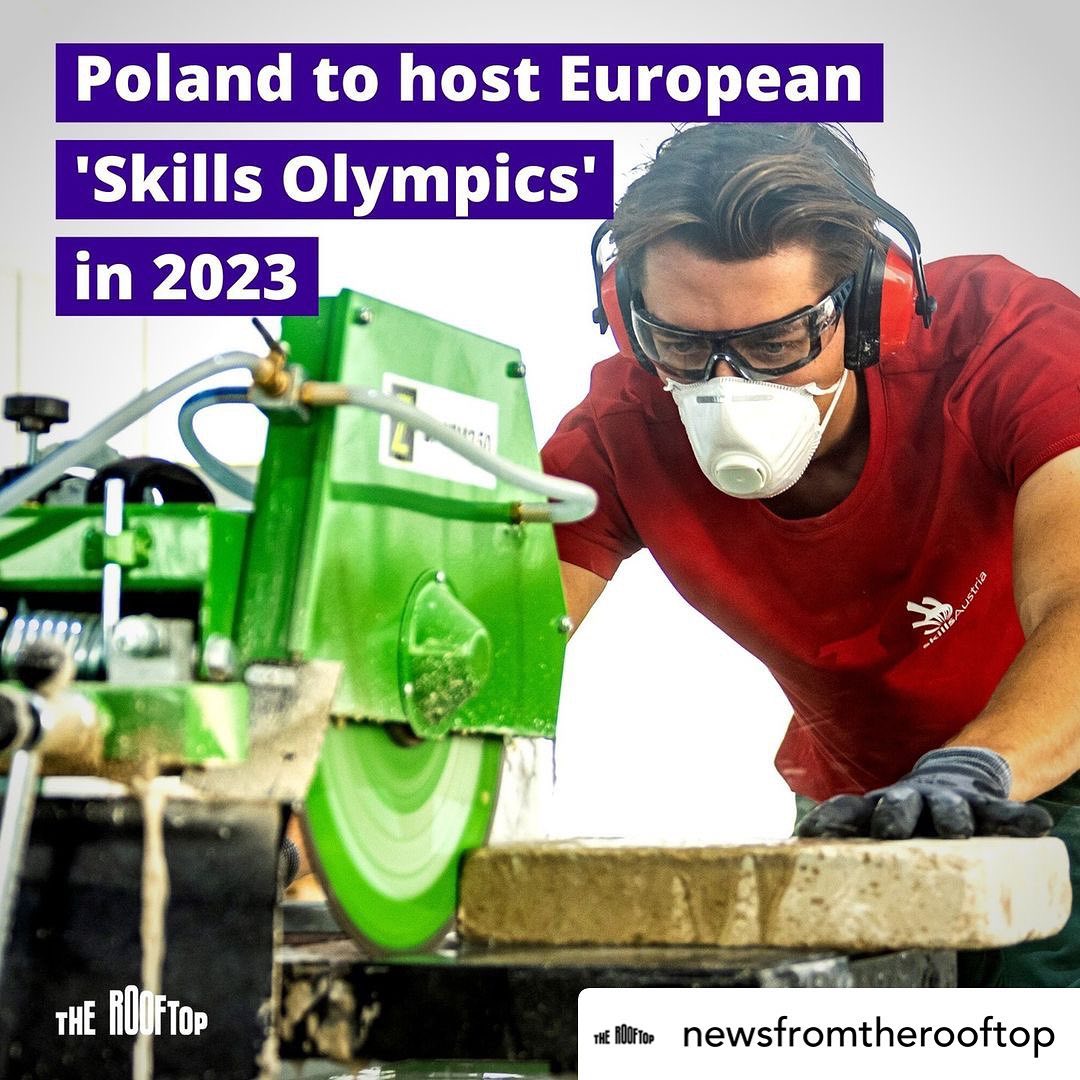 Some very positive news today - it has been confirmed that Europe's 'Skills Olympics' is set to be staged in Gdańsk, Poland next year.

This will be the eighth edition of the biennial EuroSkills event, which brings together young people, educators, governments and industries to help prepare the workforce and talent of today for the jobs of the future.

More than 600 highly skilled young professionals aged 18-25 from 31 countries will head to EuroSkills Gdańsk 2023 to participate in competitions and demonstrations in 50 different skills and trades – all for the chance to become recognised as the best of the best in Europe.⁠

WorldSkills Europe, the organisation behind the event, expect to welcome 100,000 visitors to EuroSkills 2023, who'll be able to watch the competitors in action and have the opportunity to try hands-on job-related skills at our many ‘Try-a-Skill’ demonstrations. Tens of thousands of school-aged young people who visit will be encouraged to turn their passions into a profession.

More info 👉 @newsfromtherooftop

@worldskillspoland @amberexpo #EuroSkills #EuroSkills2023 #EuroSkillsGdańsk #UnitedBySkills #WorldSkills #SkillsOlympics #VocationalSkills #VocationalEducation #PositiveNews #GoodNews